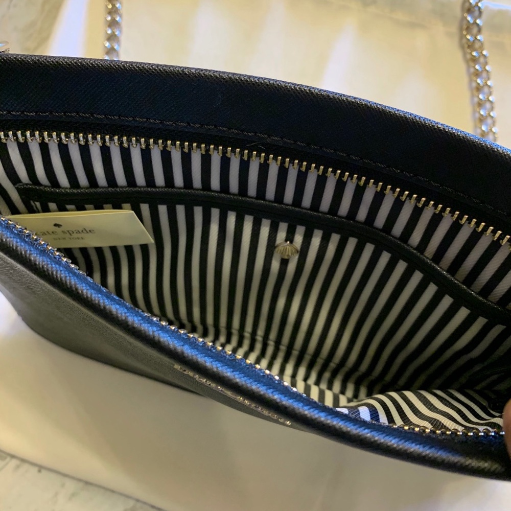 Kate Spade Black Crossbody Purse & Dust Bag - Picture 4 of 6
